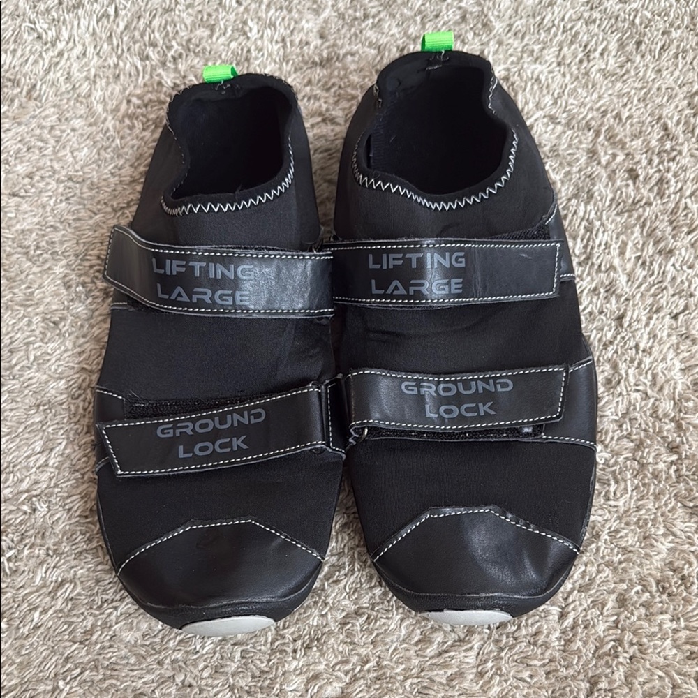 Men's Black Ground Lock Shoes